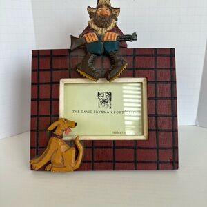 David Frykman Portfolio 5 X 3.5 (The Hunter) Photo Frame with gun/rifle USA made